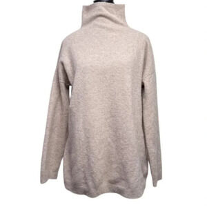 Tahari Womens Size Small Luxe  Cashmere Mock Neck Sweater